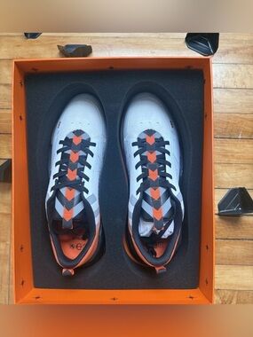 MSCHF FWD Forward Sneakers Size 14 White Orange Black Brand New OG Box Rare